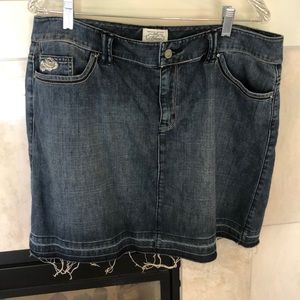 Denim skirt